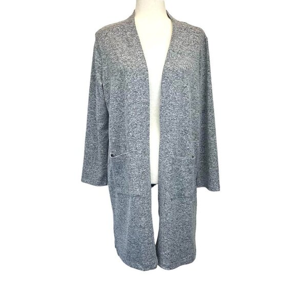 Clara Sun Woo Long Line Open Cardigan Duster Size MED Ladies Designer - Picture 1 of 6